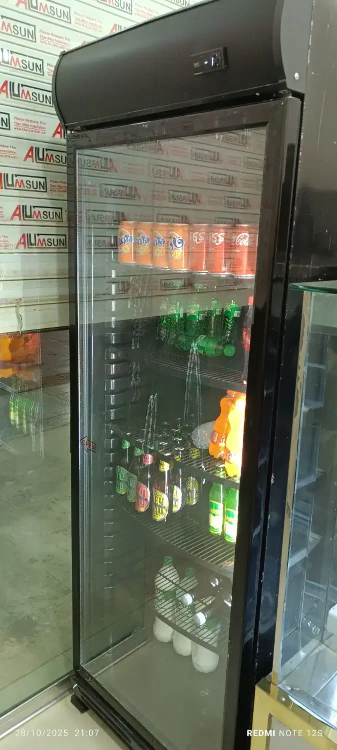 یخچال ویترینی در حد نو|یخچال و فریزر|هشتگرد, شهرک گلها|دیوار