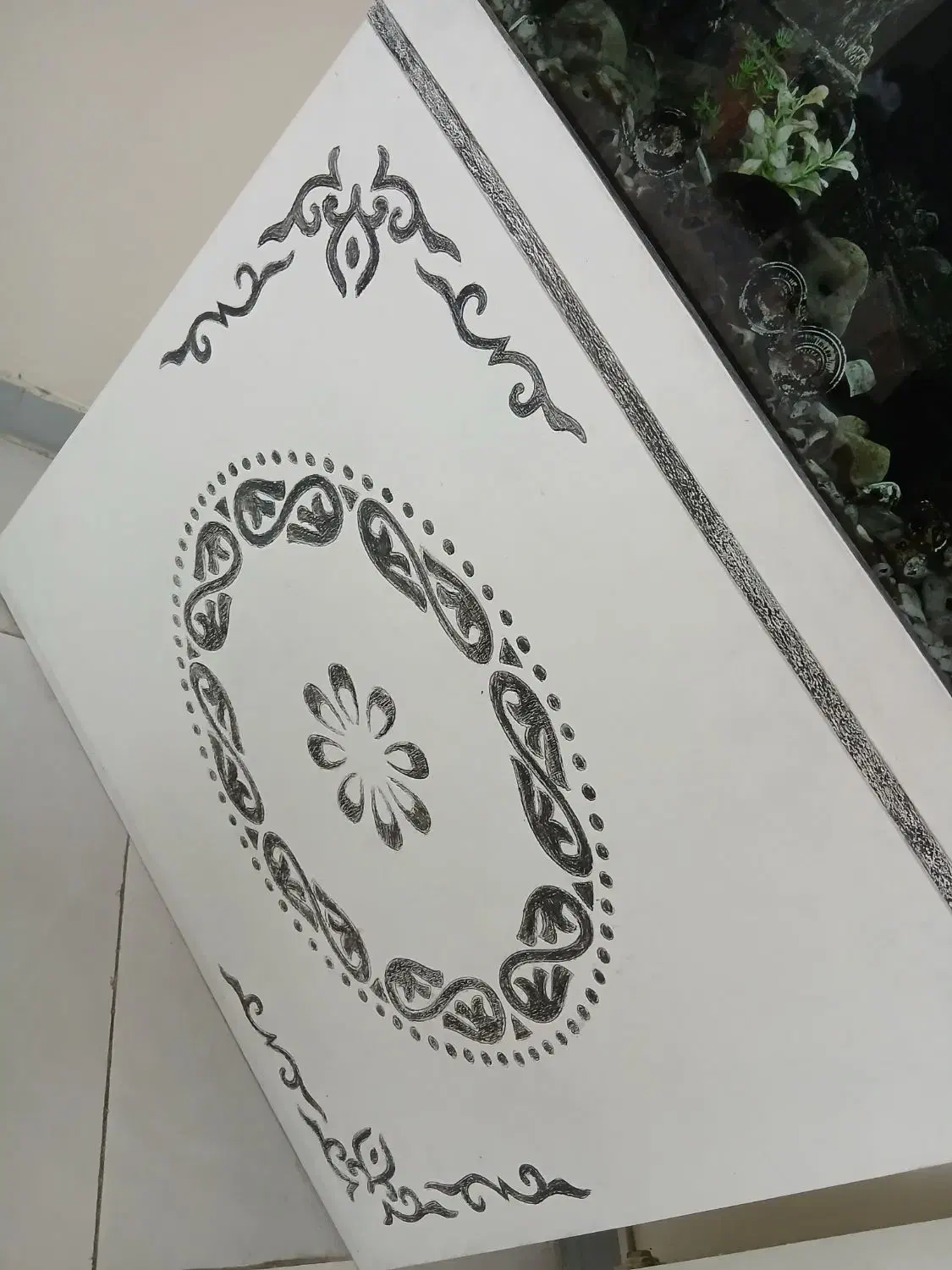 آکواریوم با میزش|ماهی|ملارد, |دیوار