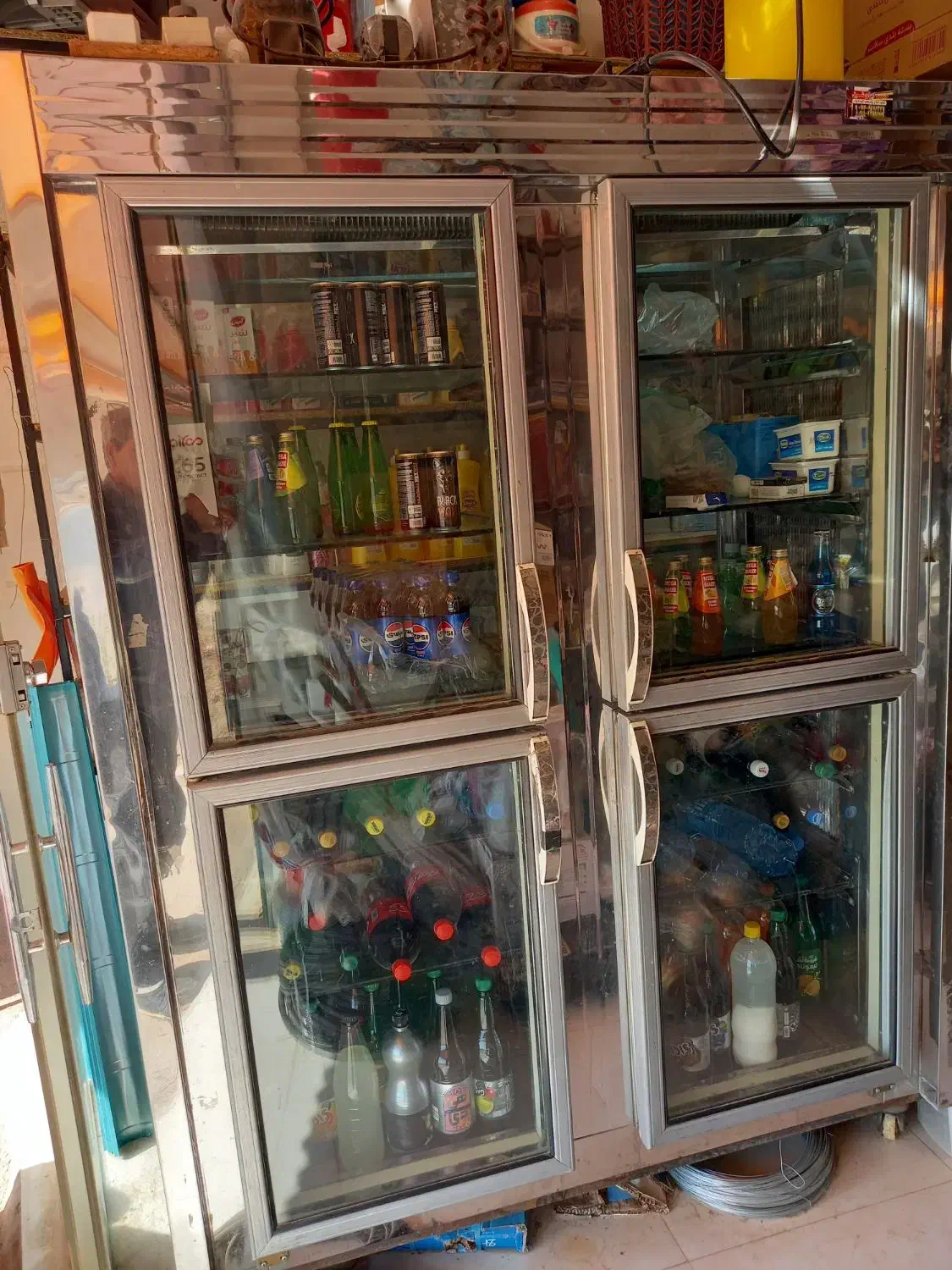 یخچال۴درب موتوردانفوس کم کارکرد|یخچال و فریزر|ساوه, |دیوار