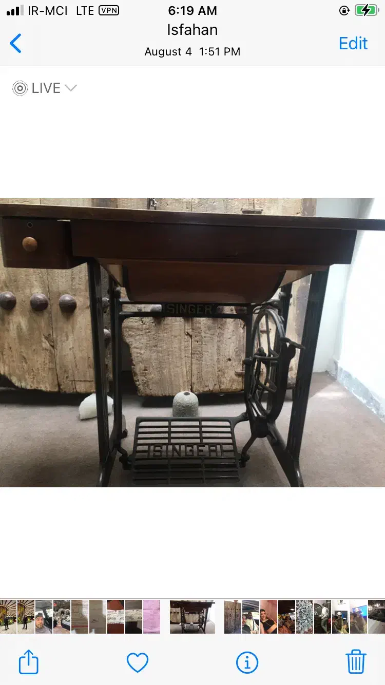 میز درب قدمت صد سال|کلکسیون اشیاء عتیقه|اصفهان, بهارستان|دیوار