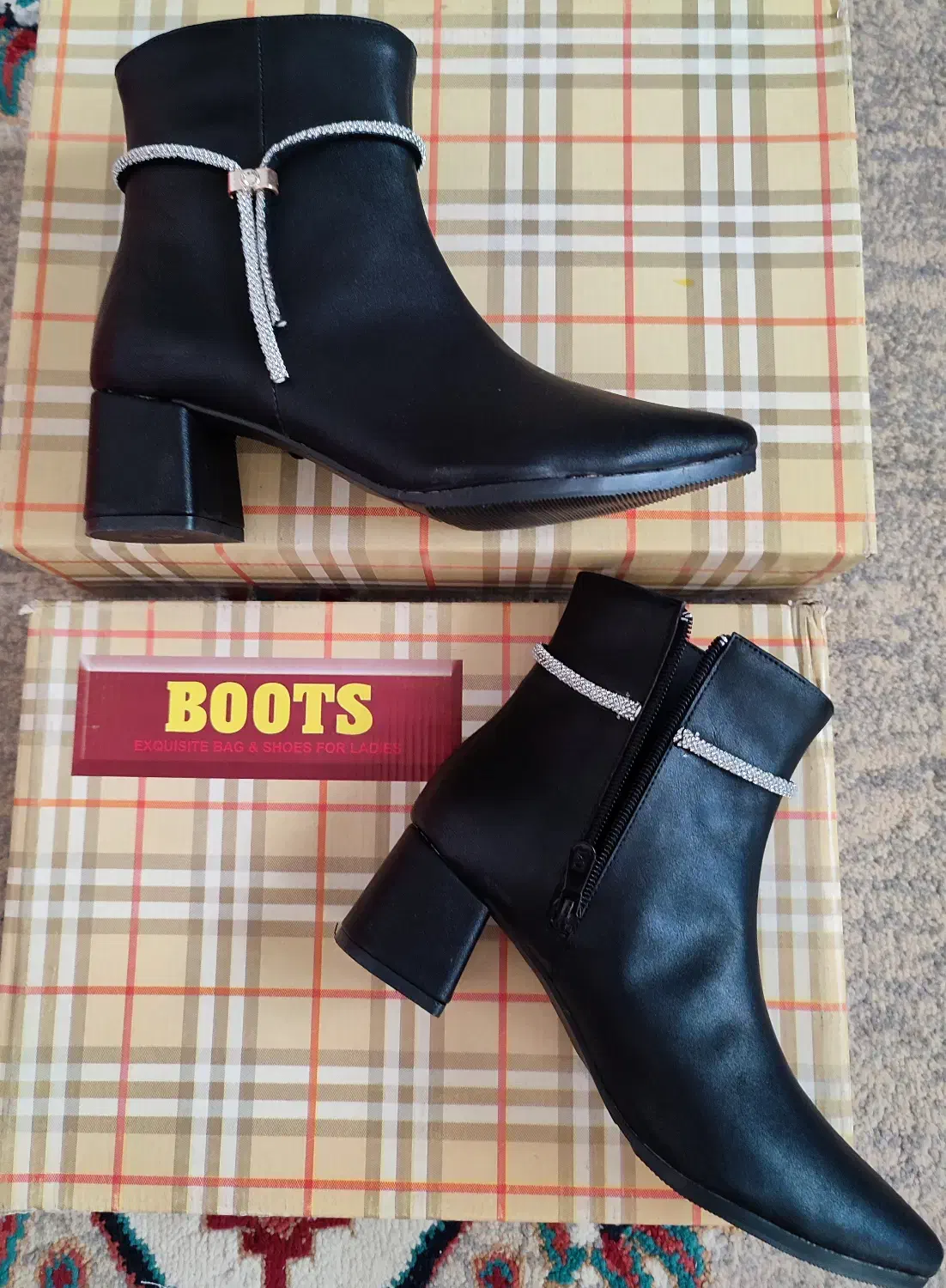 نیم بوت چرم نو|کیف، کفش، کمربند|کرمان, |دیوار