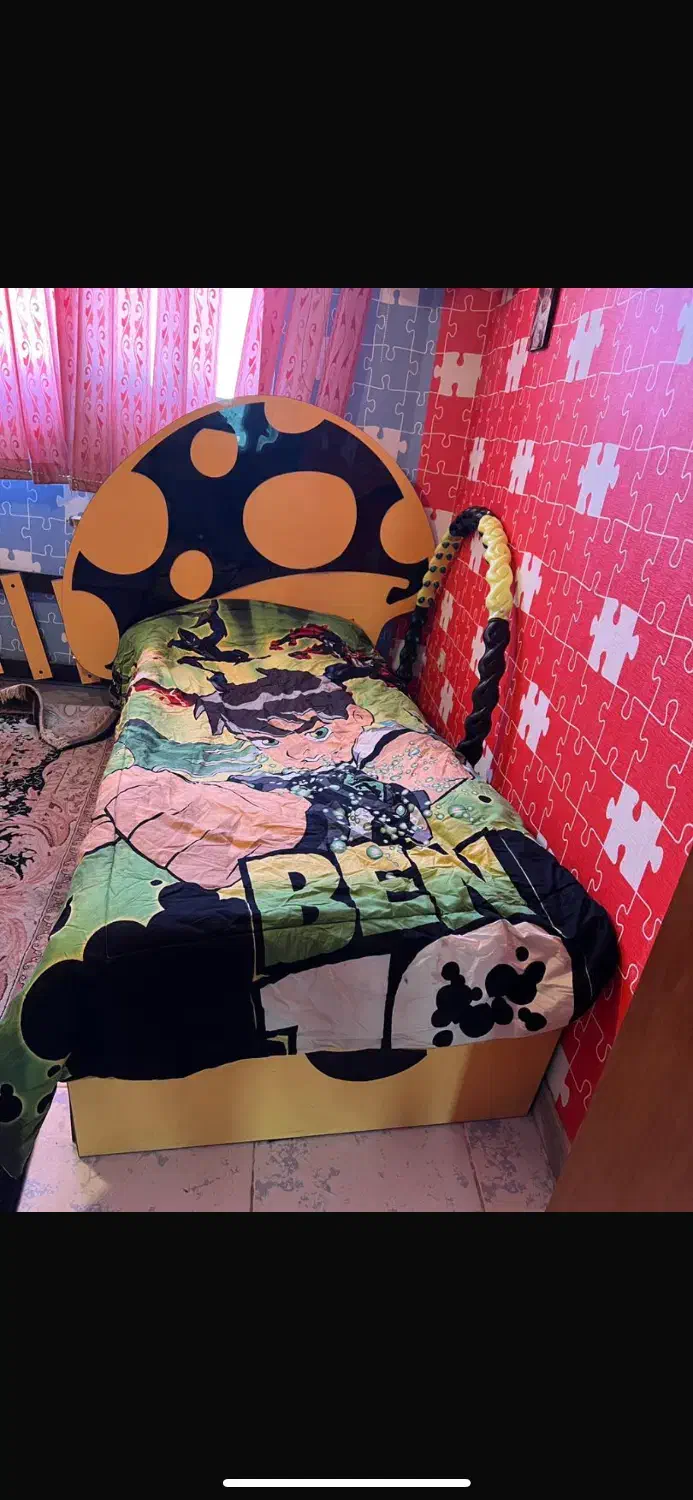 تخت و کمد|تخت و سرویس خواب|ساری, |دیوار