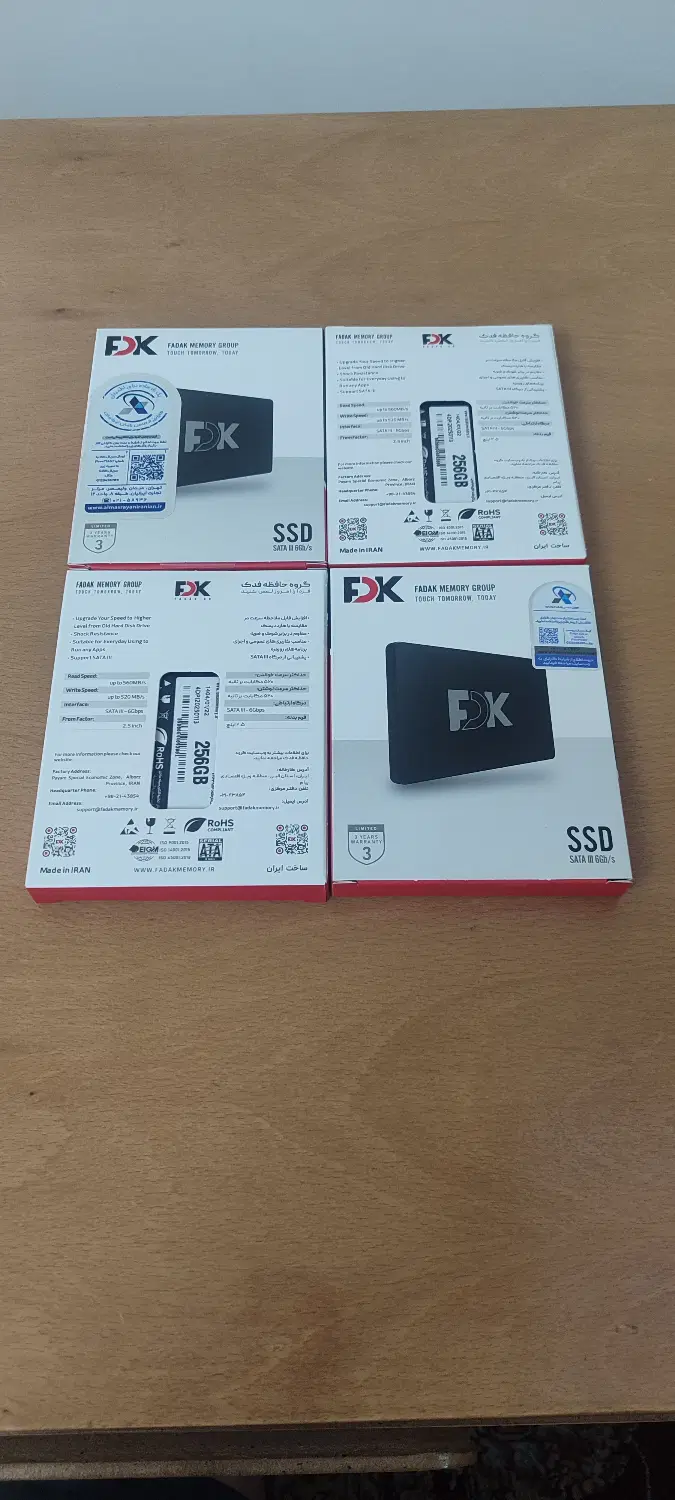هارد SSD فدک 256 گیگ|قطعات و لوازم جانبی رایانه|تهران, خاک سفید|دیوار