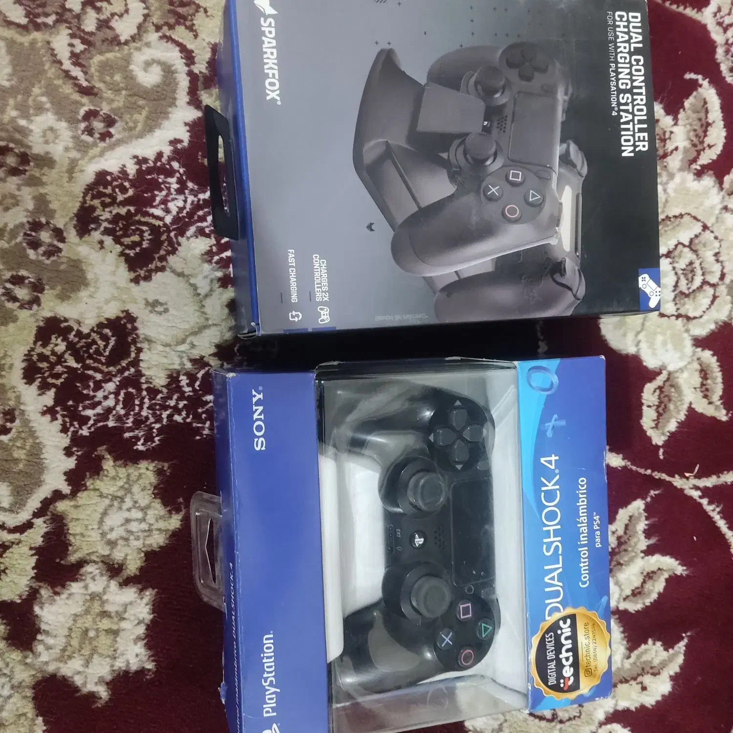 پایه شارژر دستکی دوتایی + یک عدد دستکی|کنسول، بازی ویدئویی و آنلاین|دزفول, |دیوار