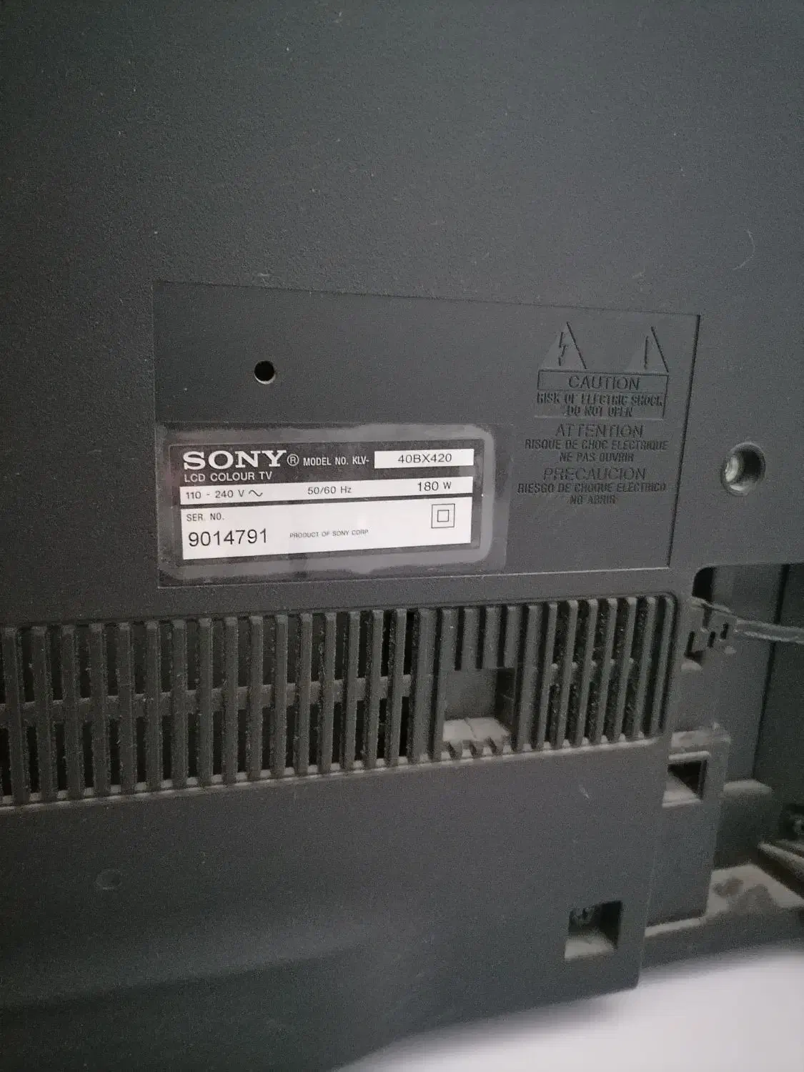 تلویزیون 40 سونی کرهای اصلی سالم|تلویزیون و پروژکتور|یزد, |دیوار