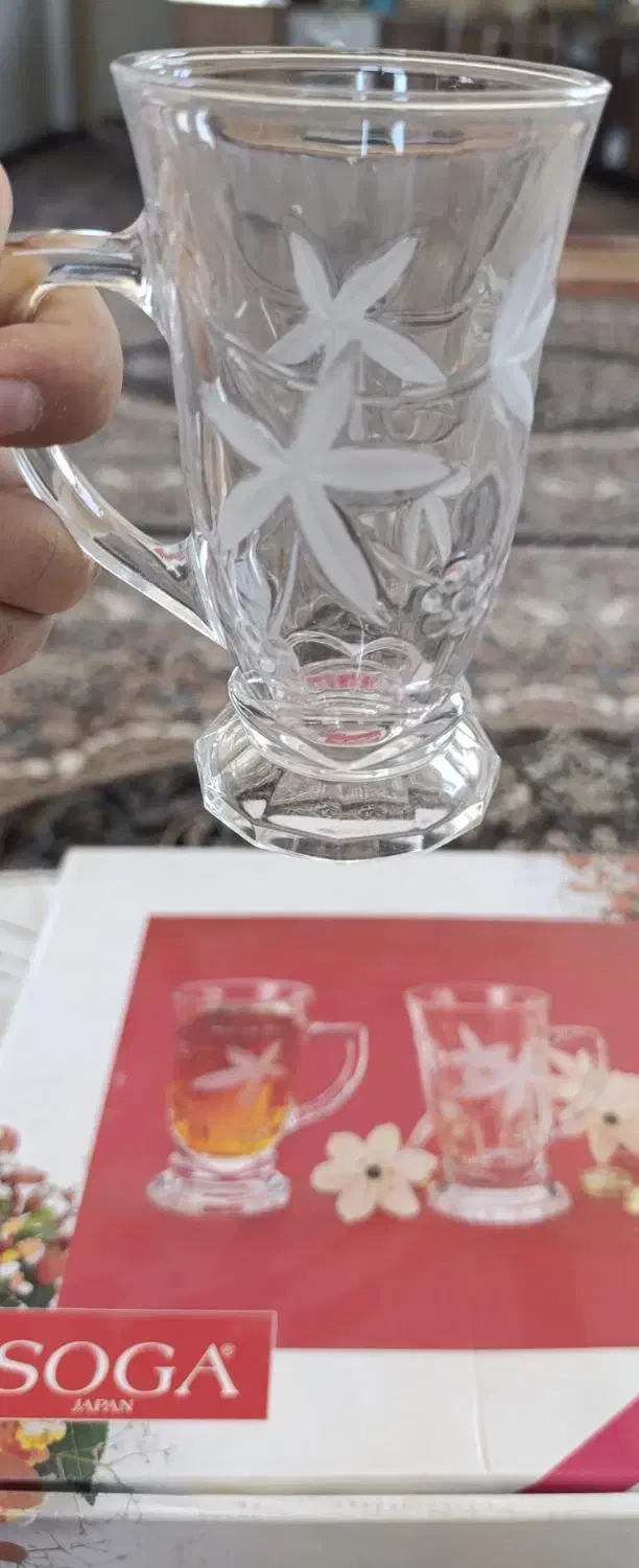 استکان سوگای ژاپن اصلی 6 دست|ظروف سرو و پذیرایی|قم, هنرستان|دیوار