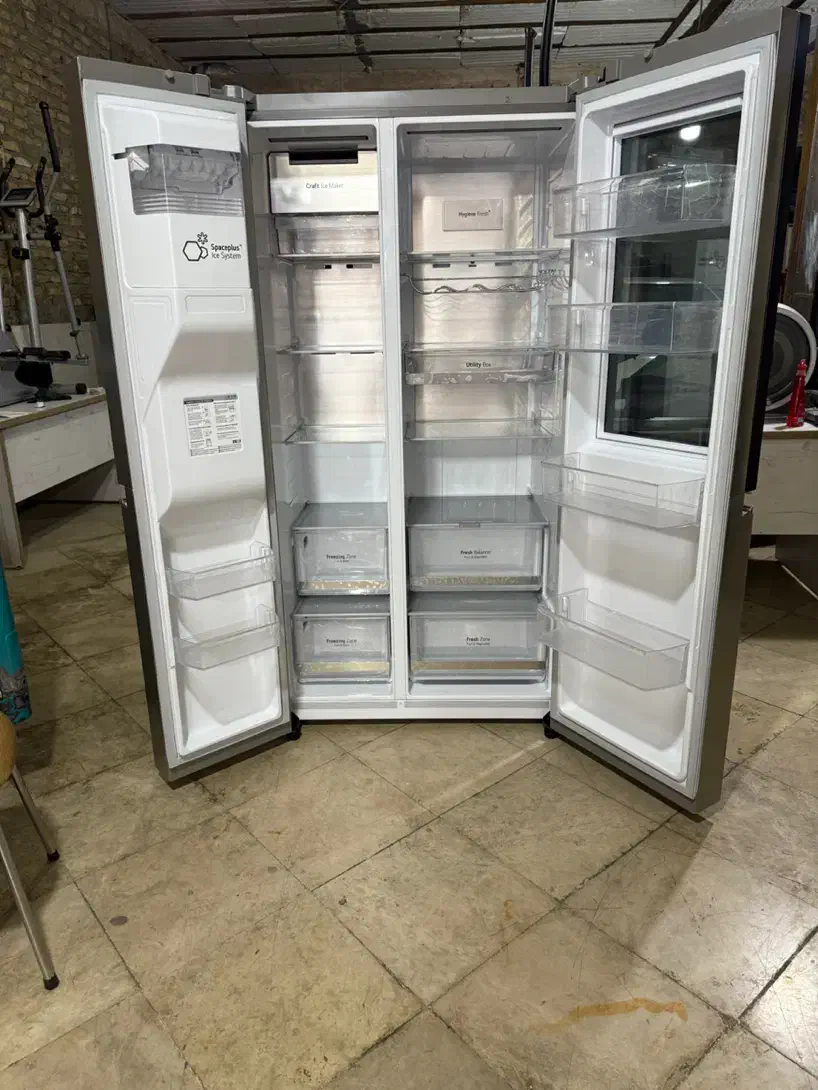 یخچال فریزر ساید بای ساید آکبند نمایشگاهی LG|یخچال و فریزر|تهران, شهرک شریعتی|دیوار