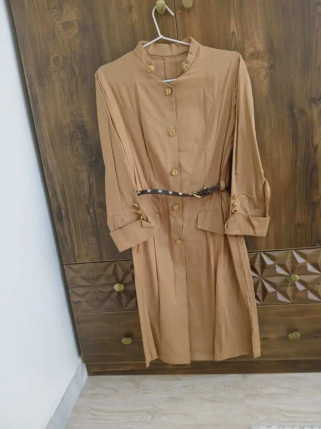 فروش مانتوی قهوه ای سایز۳۸تا۴۲|لباس|تالش, هشتپر|دیوار