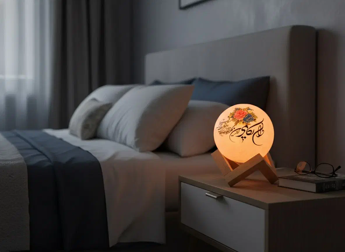 آباژور سنگ نمک|چراغ خواب و آباژور|قم, ولیعصر|دیوار