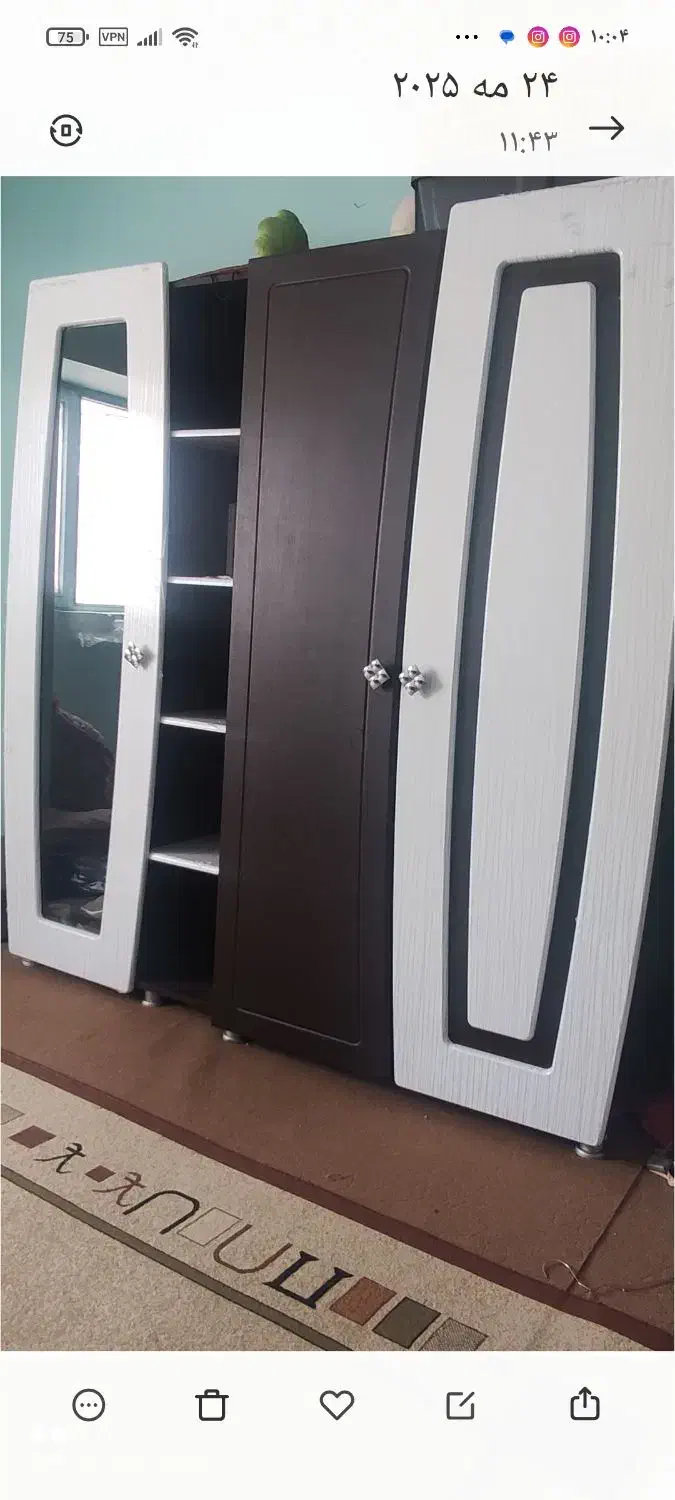 کمد و ویترین نوجوان|جاکفشی، کمد، دراور|اصفهان, فرودگاه شهید بهشتی|دیوار