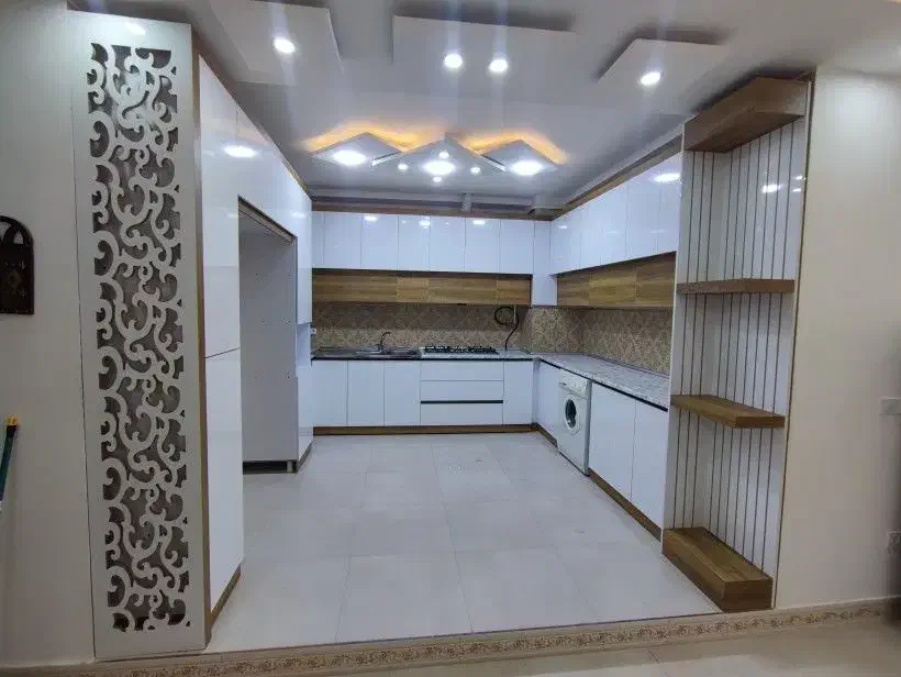 کابینت وکمد ام دی اف|کتابخانه، شلف، قفسههای دیواری|کنگاور, |دیوار