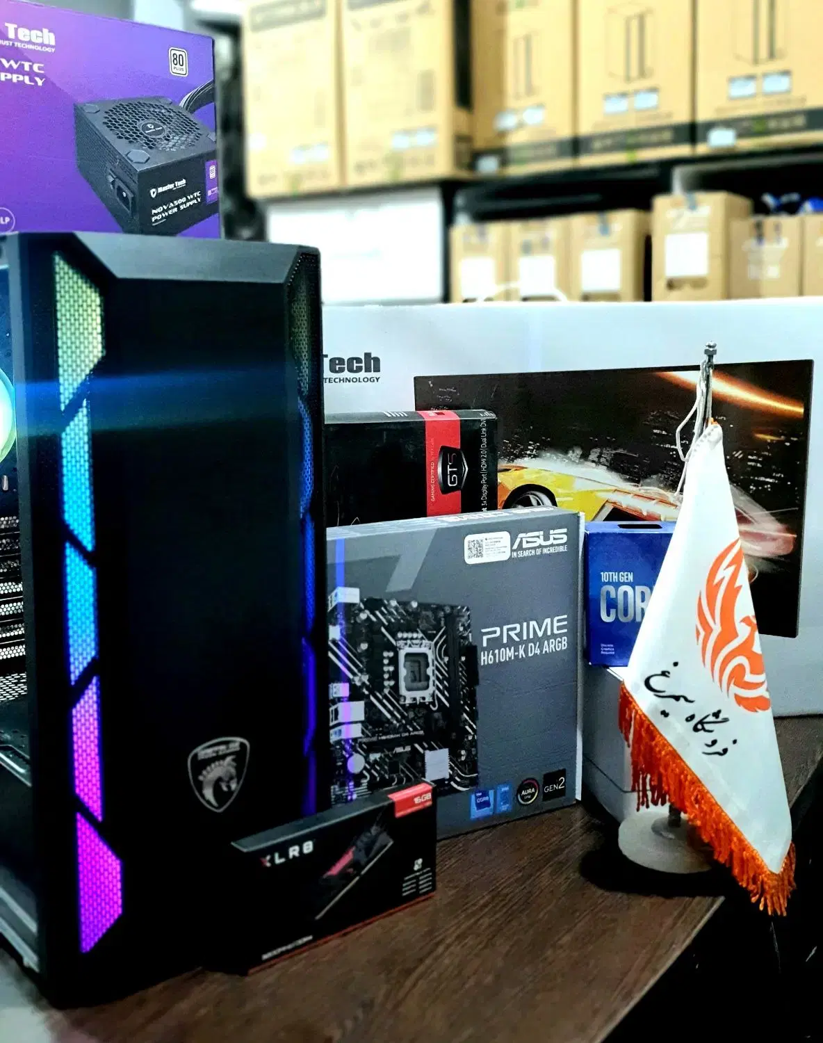 کیس نسل 14 خیلی قوی با RX 580 و 500 گیگ SSD|رایانه رومیزی|مشهد, جانباز|دیوار