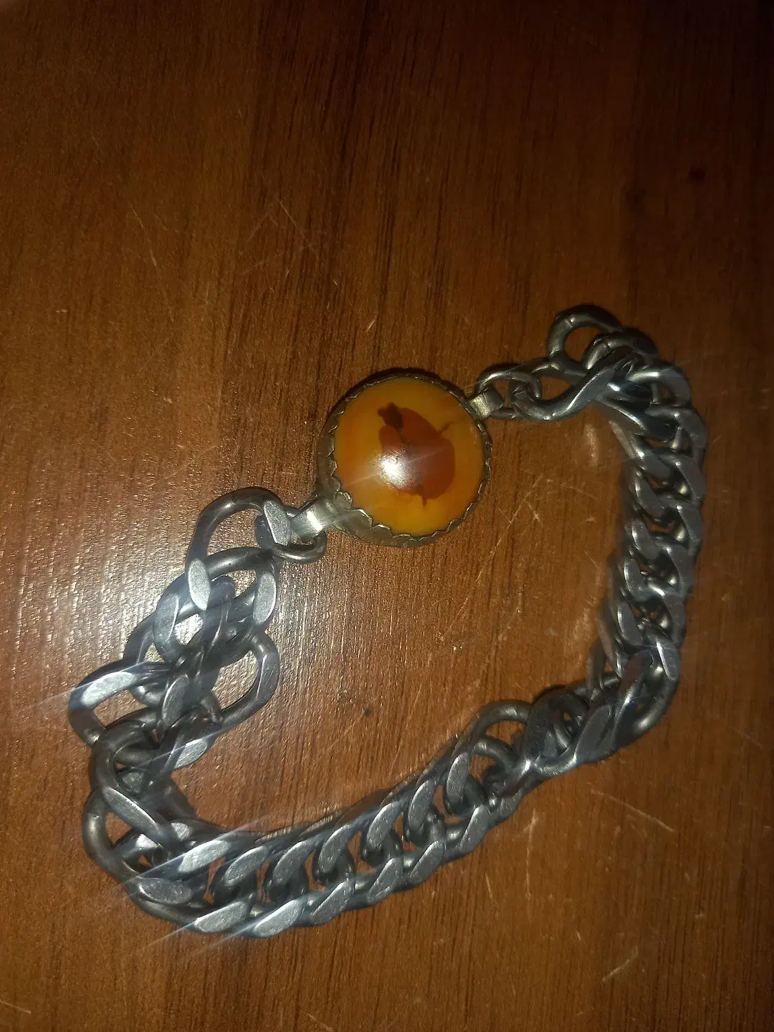 دسبند نقره ی کهربا با اصالت|جواهرات|زنجان, |دیوار