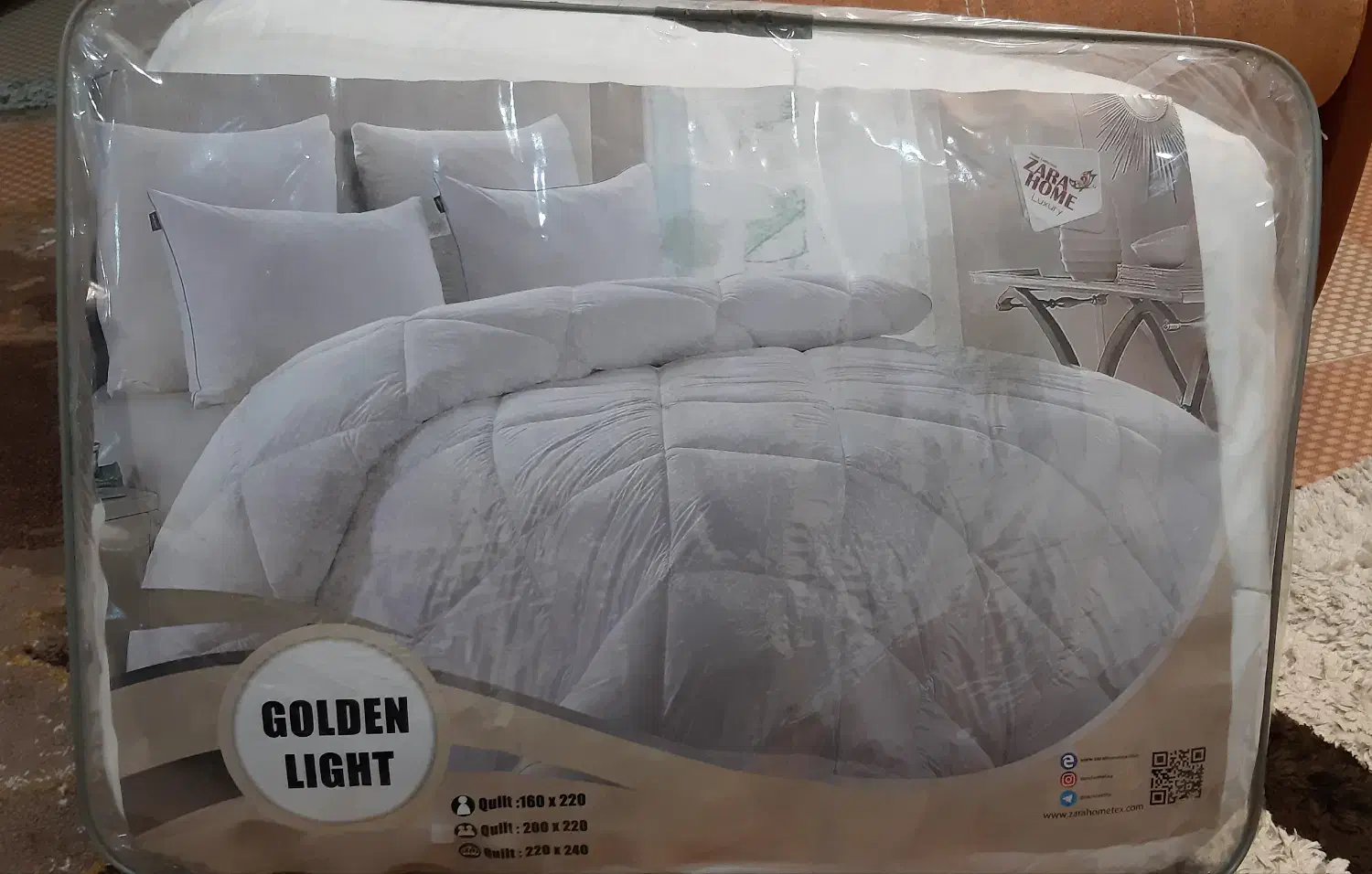 لاحاف روتختی دونفره از برند زارا هوم|سرویس روتختی|اصفهان, گرکان|دیوار