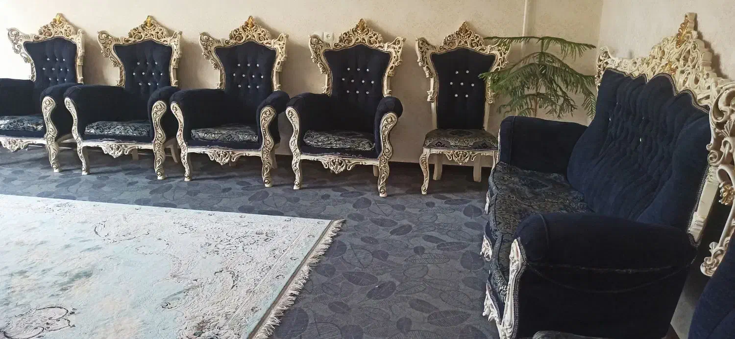 مبلمان ۹نفره|مبلمان خانگی و میز عسلی|نجف‌آباد, فاز ۴ شهرک آزادگان|دیوار