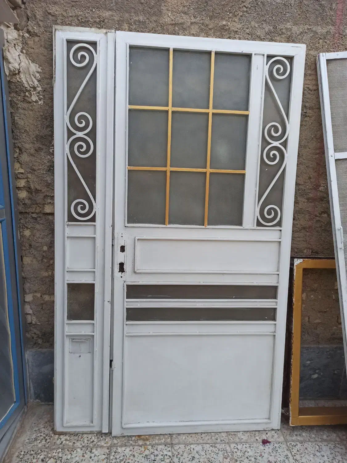 درب حال دولنگه با چها رچوب،درب توری|مصالح و تجهیزات ساختمان|دوگنبدان, |دیوار