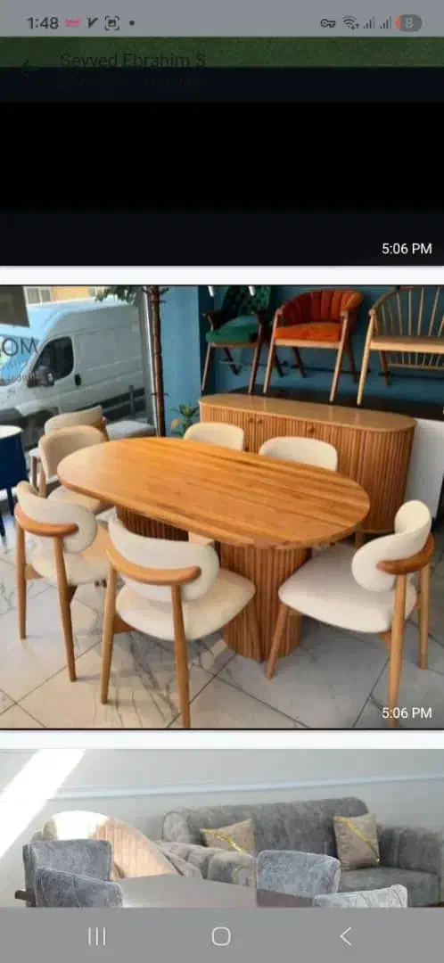 میز ناهار خوری پیلن h|میز و صندلی غذاخوری|تهران, شهرک ولیعصر شمالی|دیوار