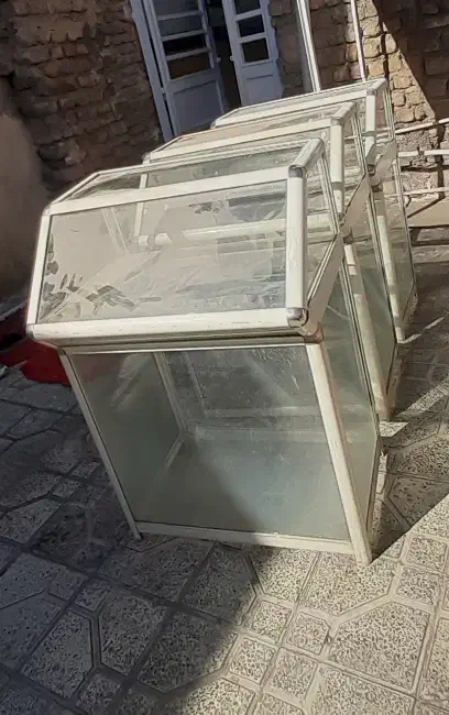 قفسه باسکول سبد مرغ ویترین آلومینیوم|فروشگاه و مغازه|کوهدشت, |دیوار