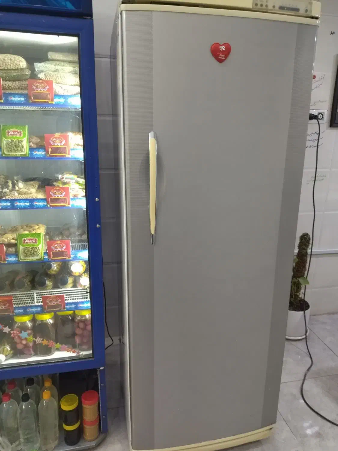 یخچال تمام بدون فریزر سالم موتور ژاپنی|یخچال و فریزر|شیراز, دشت چنار|دیوار
