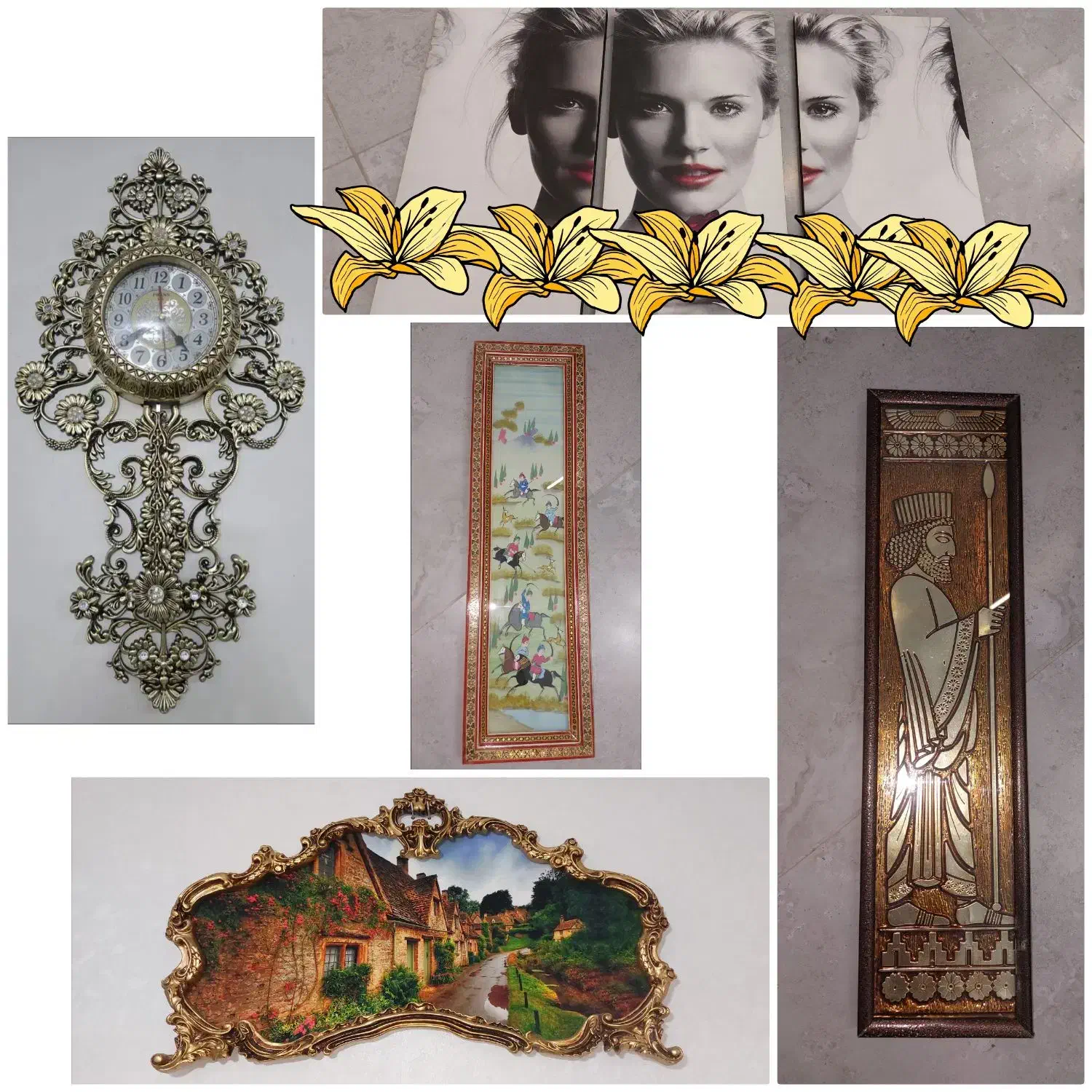 تابلو ساعت|تابلو، نقاشی، عکس|تهران, سلسبیل شمالی|دیوار