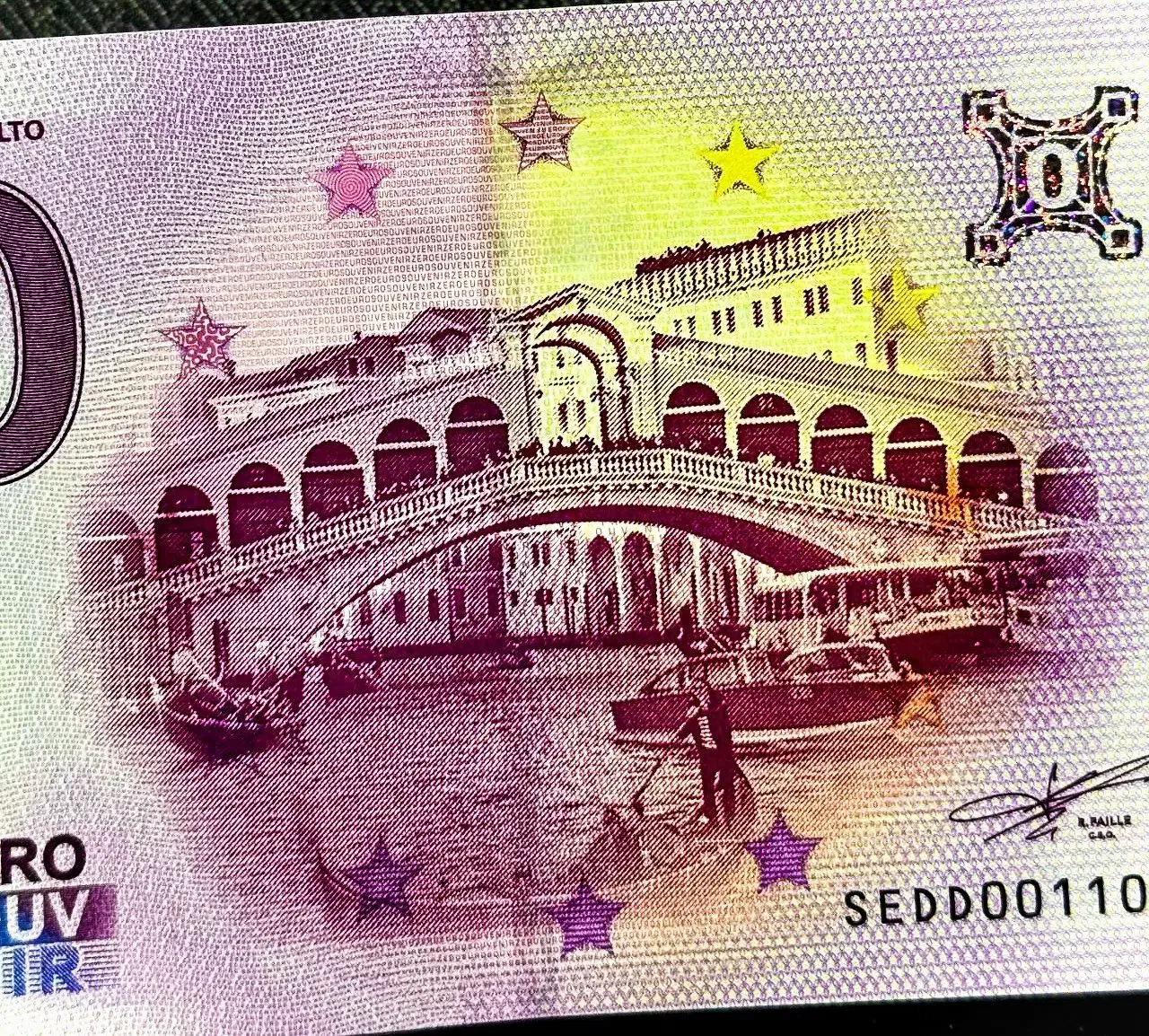 اسکناس صفریورو پل ریالتو|کلکسیون سکه، تمبر، اسکناس|قم, انصار‌الحسین|دیوار