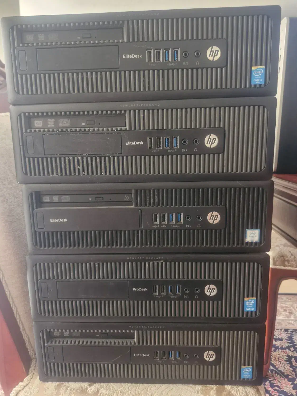 کیس حرفه‌ای HP EliteDesk رم ۱۶ + core i7 + SSD|رایانه رومیزی|تهران, اباذر|دیوار