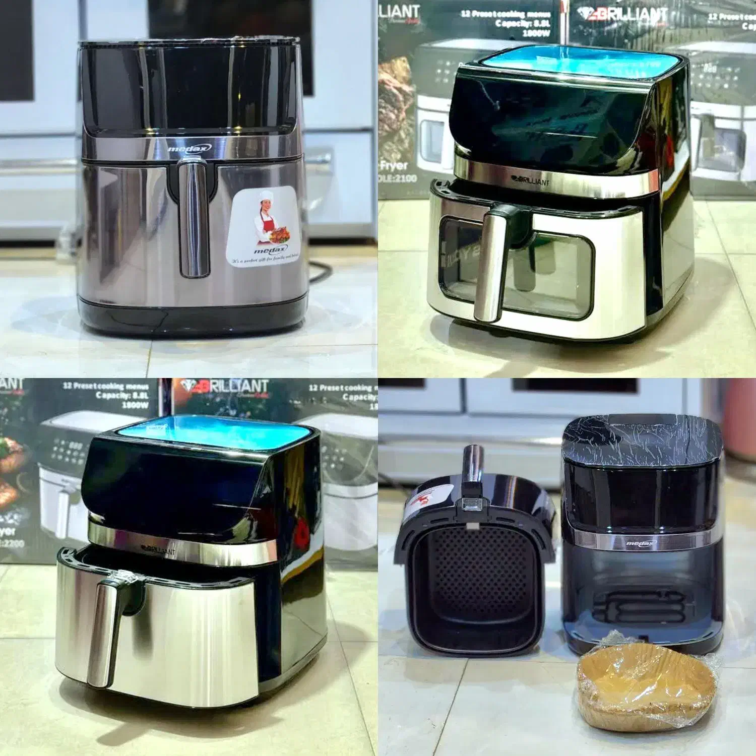 سرخکن بدون روغن غذاساز سرخ کن رژیمی هواپز گارانتی|اجاق گاز و لوازم برقی پختوپز|قم, شاه ابراهیم|دیوار