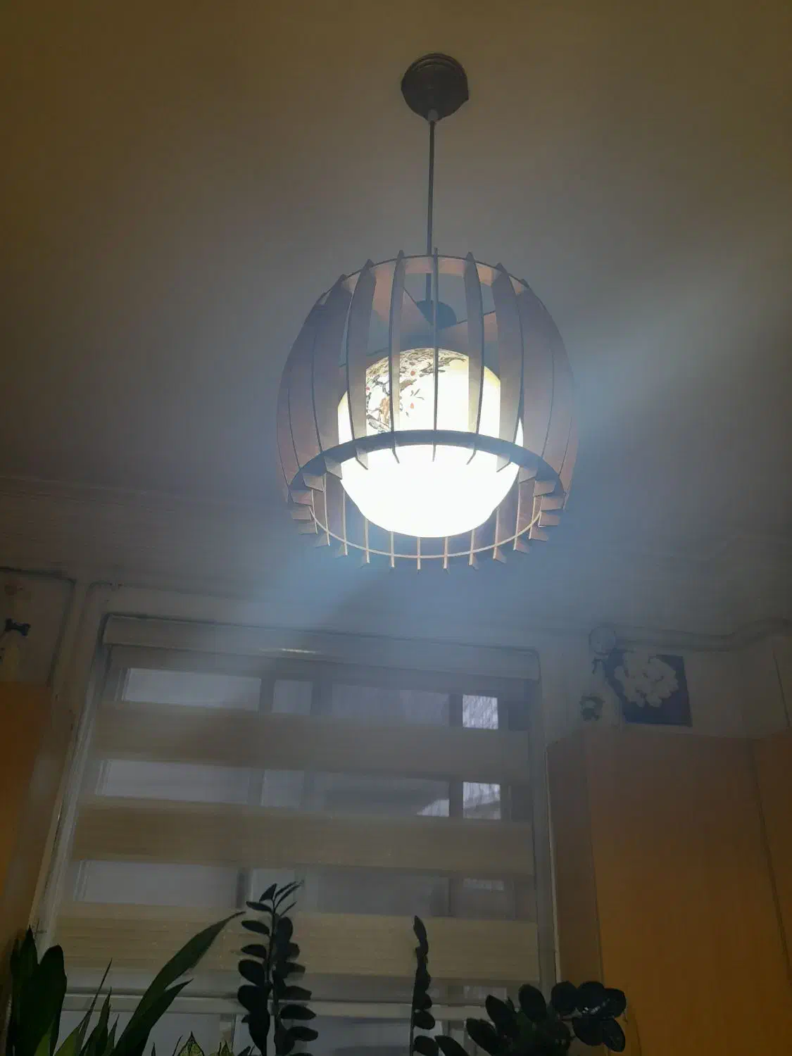 لوستر چوبی|لوستر و چراغ آویز|لاهیجان, یحی آباد|دیوار