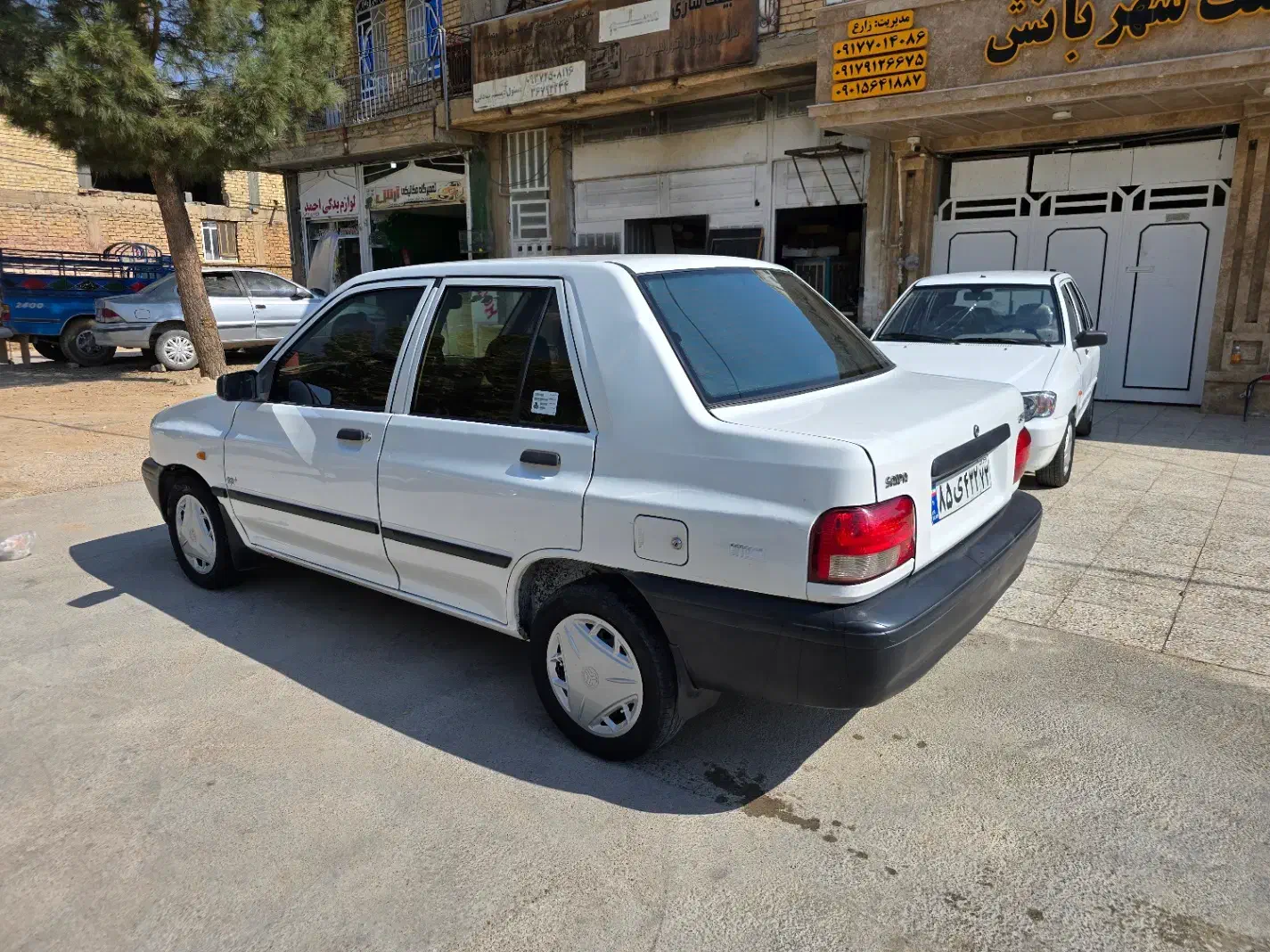 پراید۹۶بیضا|خودرو سواری و وانت|بانش, |دیوار