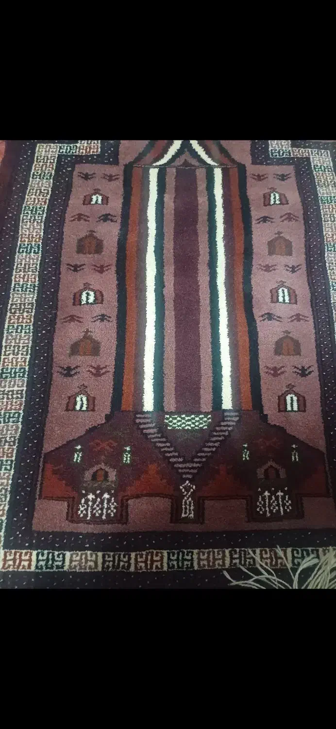 جانمازی دستبافت|فرش|کلاله, |دیوار