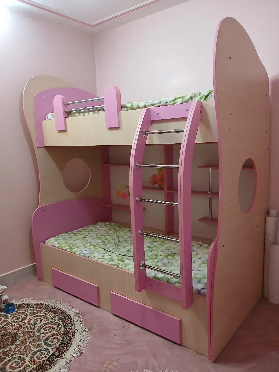 تختخواب دو طبقه نوجوانی|تخت و سرویس خواب|قم, شهرک قدس|دیوار