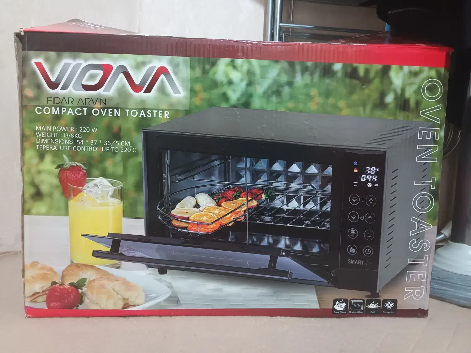 توستر دیجیتال مدل ویونا مدل 60 لیتری|اجاق گاز و لوازم برقی پخت‌وپز|هشتگرد, شهرک راه آهن|دیوار