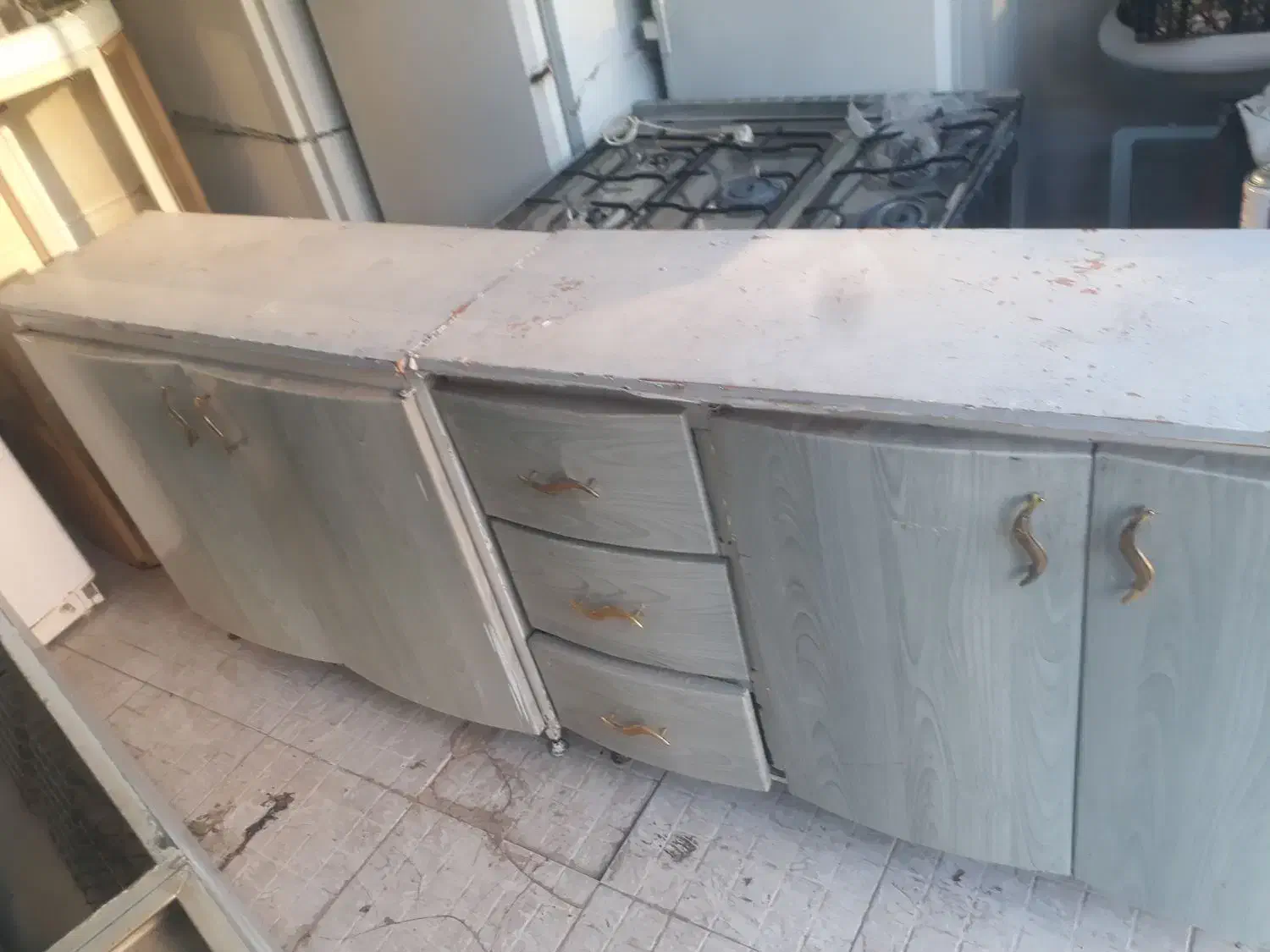 نزدیک ۳مترکابینت زمینی ۳مترهوایی|مصالح و تجهیزات ساختمان|قرچک, میرزائی شمالی|دیوار