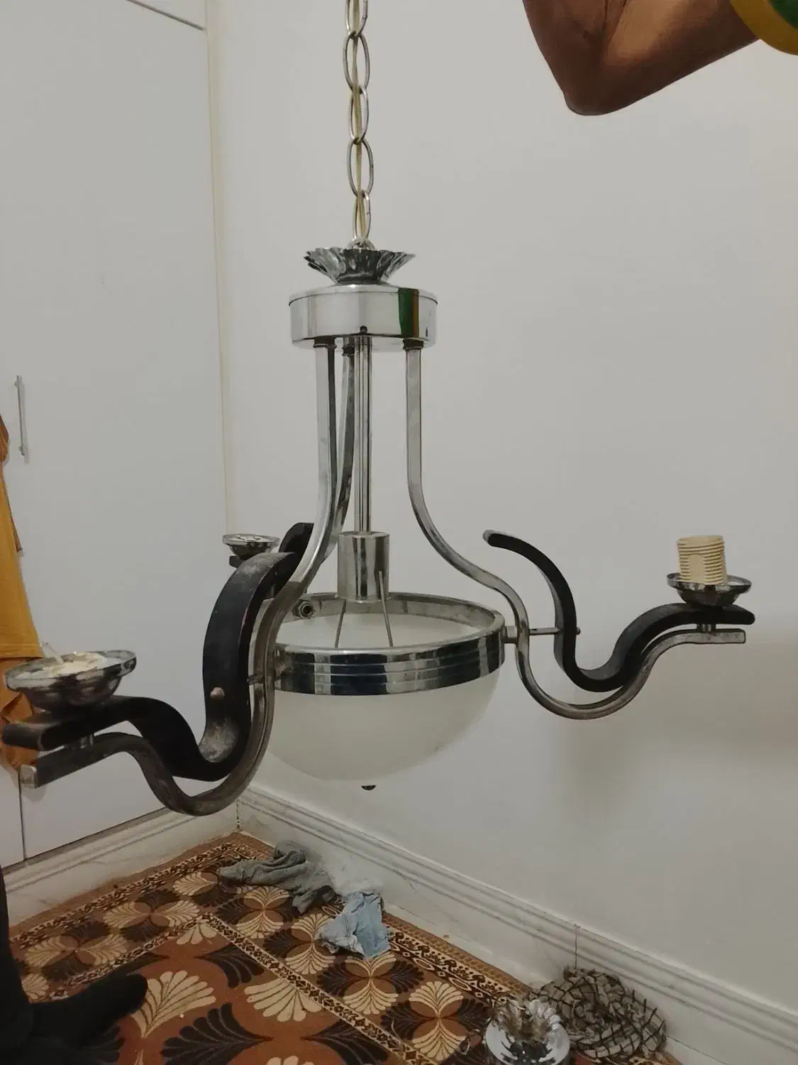 لوستر برق|لوستر و چراغ آویز|شیراز, کرونی(خاتونک)|دیوار