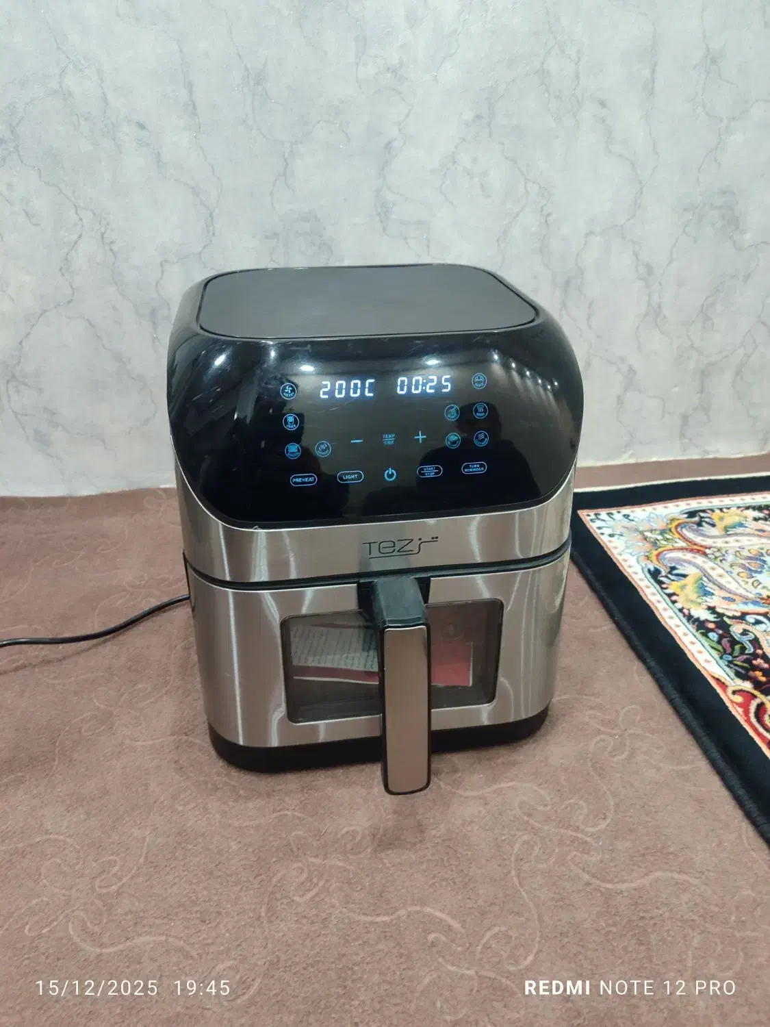 هواپز سیزن نو نو فقط دوبار سیب زمینی درست کردیم|اجاق گاز و لوازم برقی پخت‌وپز|قروه, |دیوار