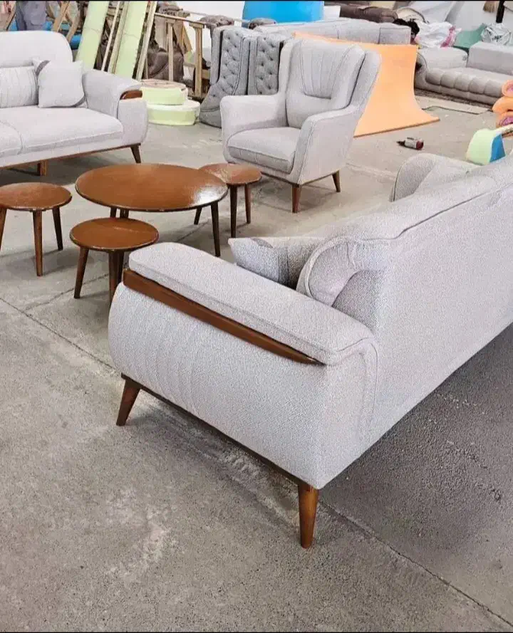 مبل مینیمال همرا ست نهار خوری در رنگبندی|مبلمان خانگی و میز عسلی|قیدار, |دیوار