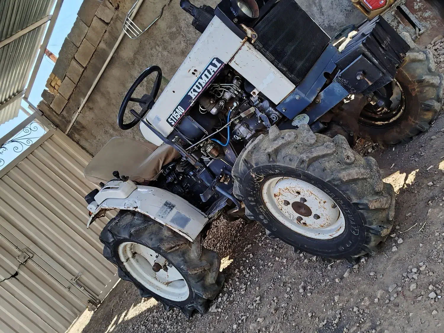 تراکتور باغی کومای سه سیلندر با ادوات فروش ومعاوضه|خودرو سنگین|شیراز, ابیوردی|دیوار