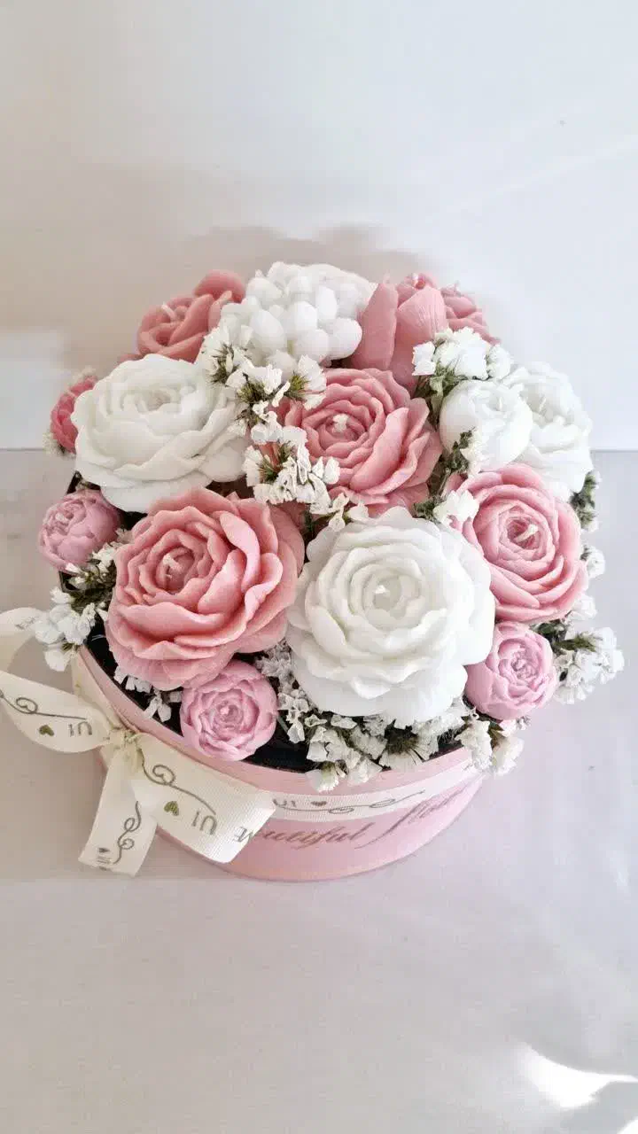 باکس گل شمع، مناسب روز پدر، مادر ، معلم ،|صنایع دستی و سایر لوازم تزئینی|مشهد, آزادشهر|دیوار