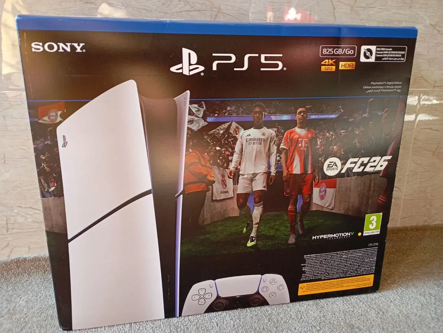 ps5 slim digital bundel fc26|کنسول، بازی ویدئویی و آنلاین|شیراز, گل سرخ|دیوار