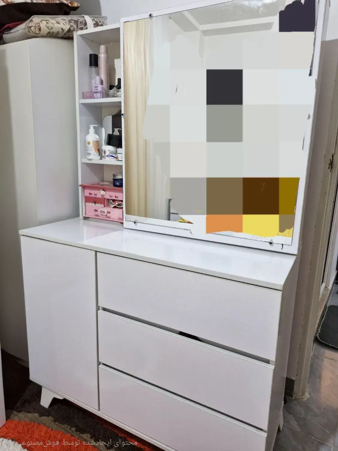 میز ارایش کشو دار|تخت و سرویس خواب|لاهیجان, بازکیاگوراب|دیوار