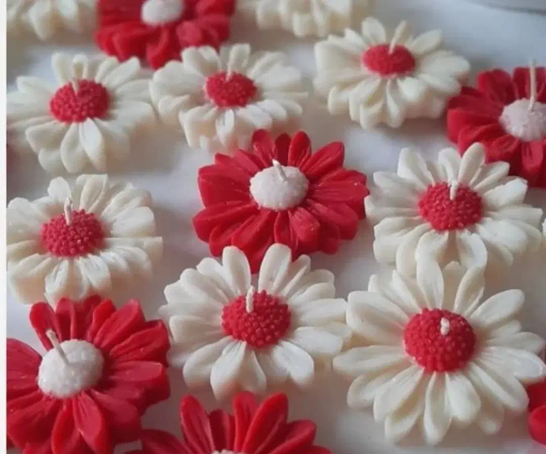 شمع الاله وبابونه یلدایی|صنایع دستی و سایر لوازم تزئینی|جنت, |دیوار