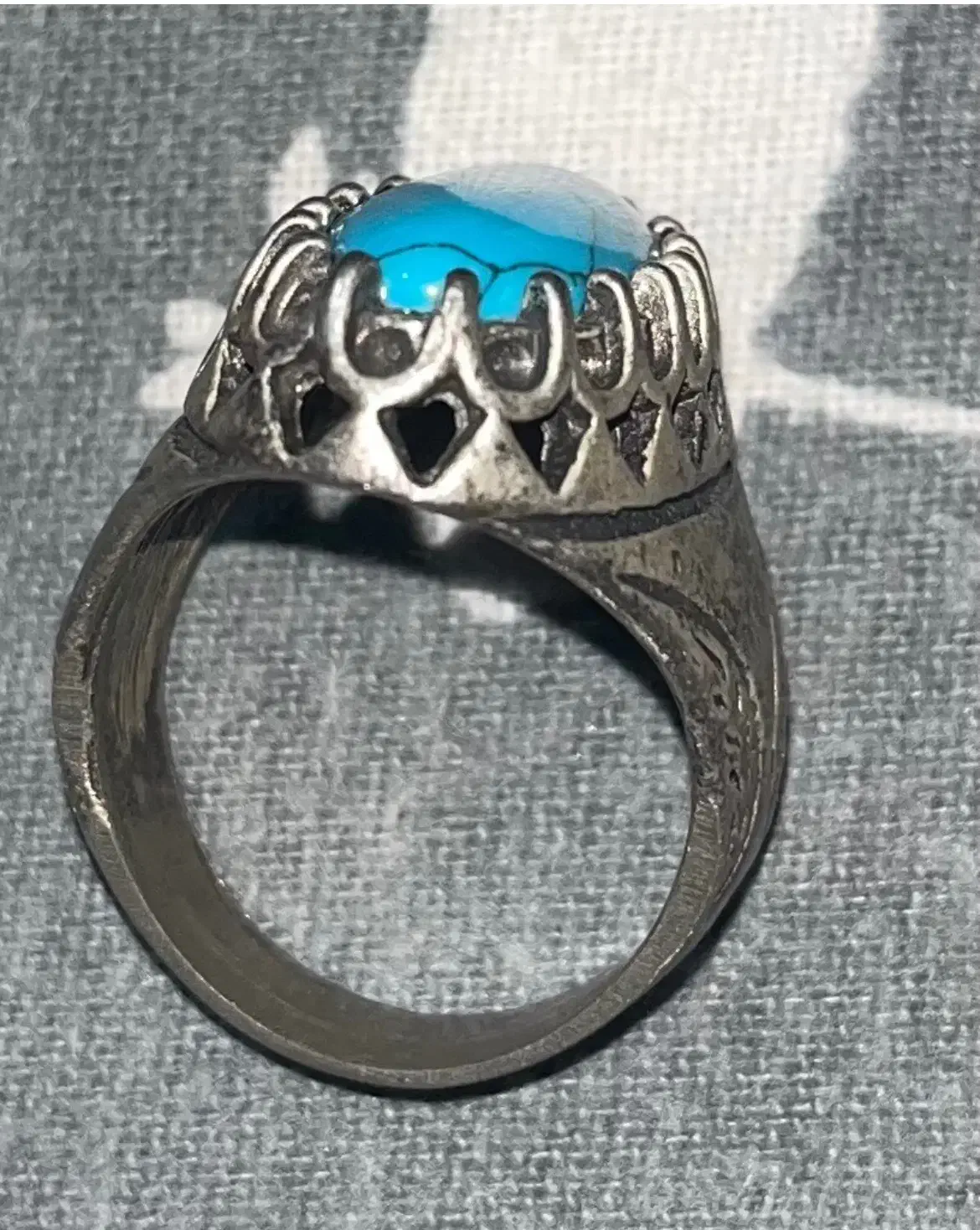 انگشتر فیروزه|کلکسیون اشیاء عتیقه|بابلسر, |دیوار