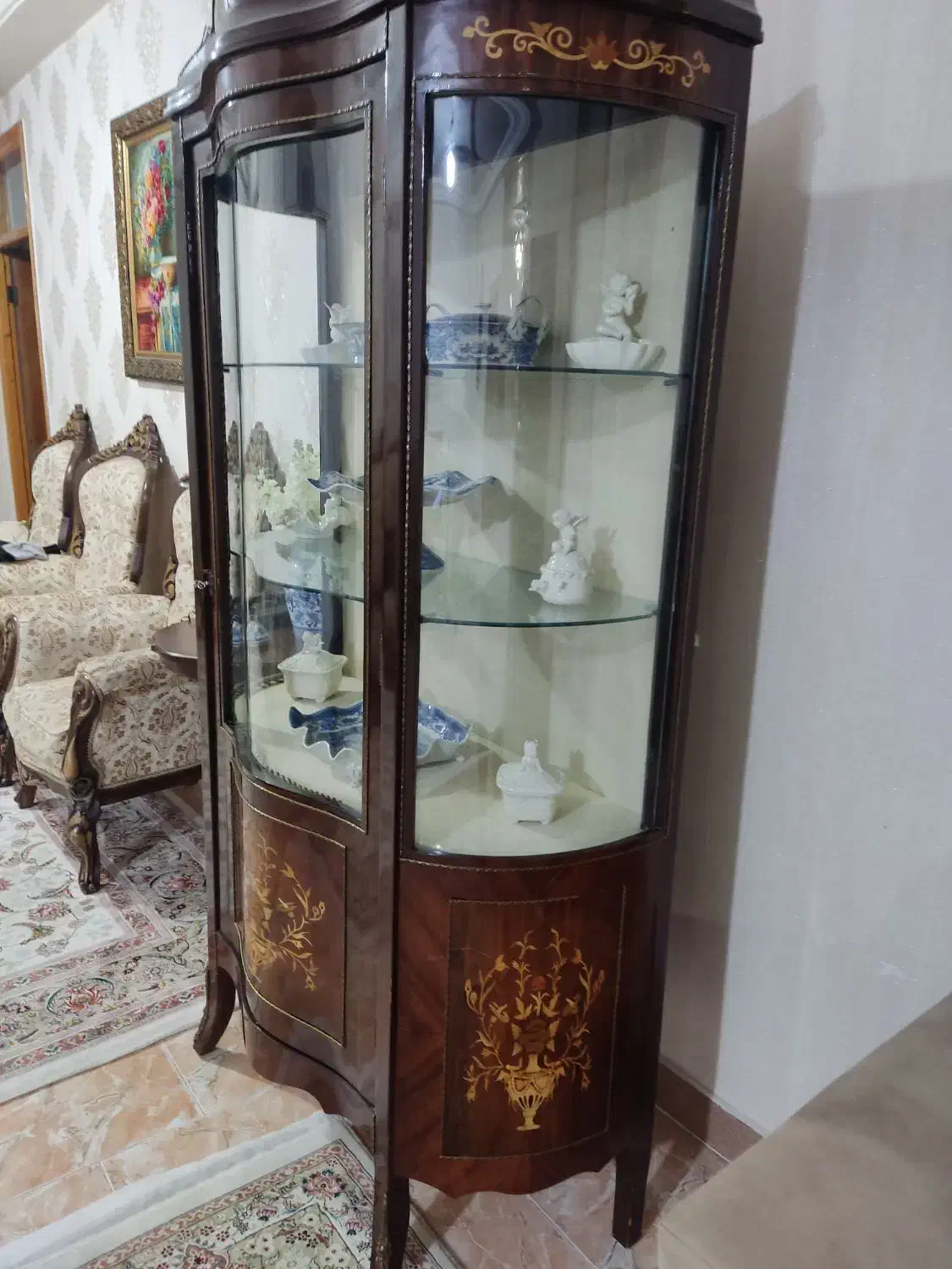 بوفه چوبی و سالم|بوفه، ویترین، کنسول|بهشهر, |دیوار