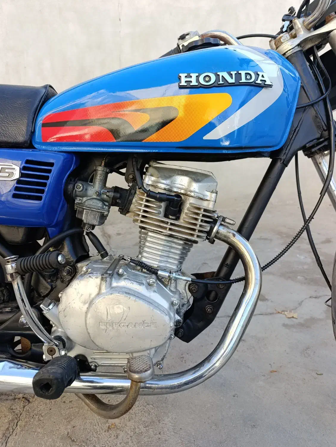 موتورهندا الگانس مزایده بسیار تمیز|موتورسیکلت|شاهرود, |دیوار