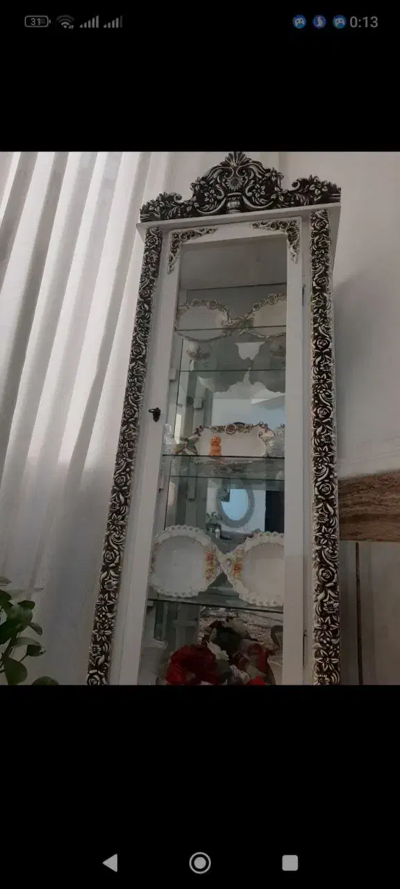 بوفه تمیز نو|بوفه، ویترین، کنسول|ریگ ملک, |دیوار