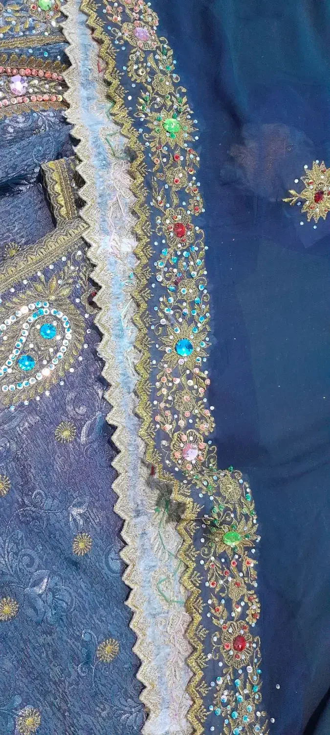 لباس نگینی زری دوچ|لباس|ایرانشهر, |دیوار