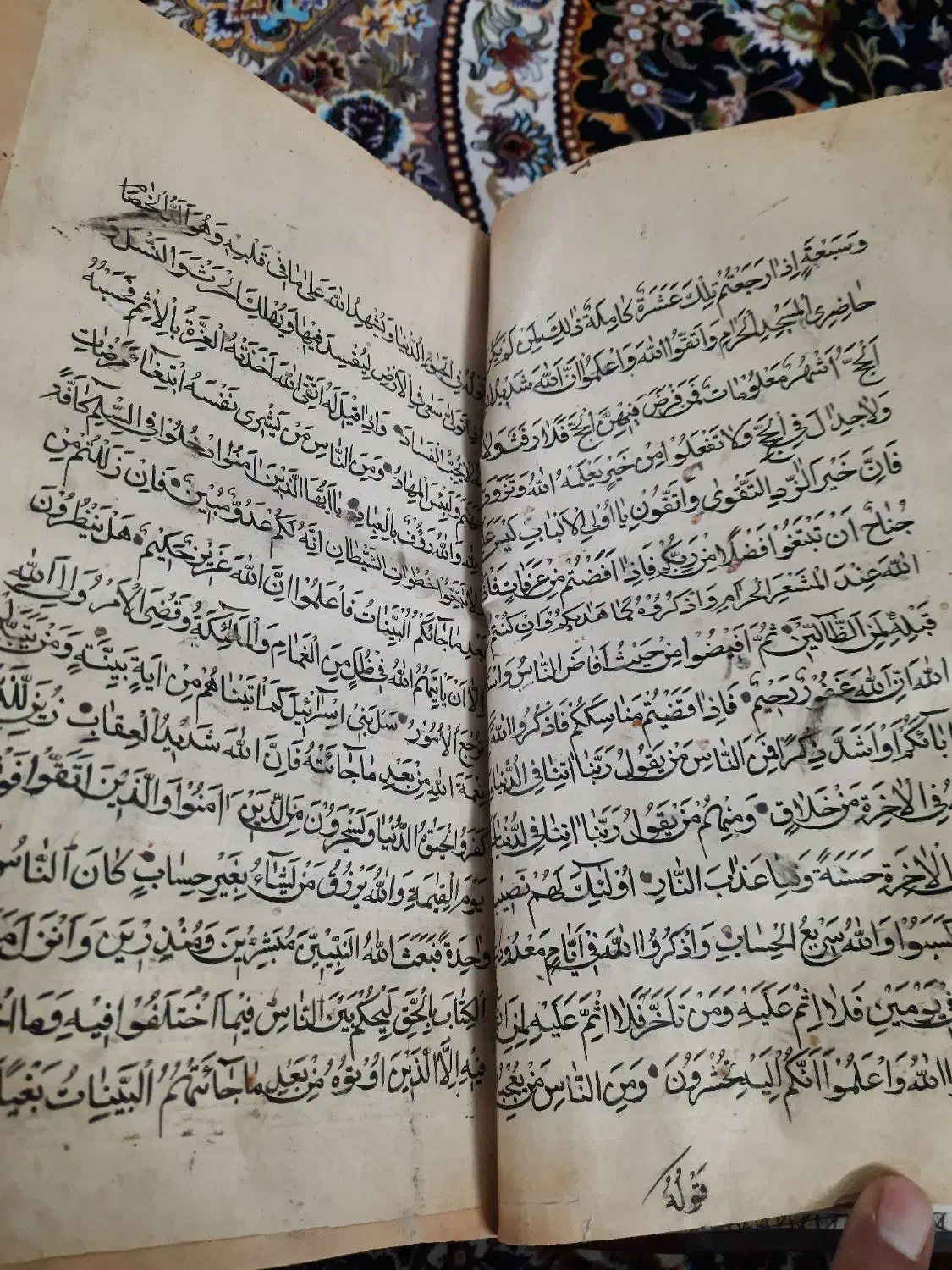 قرآن خطی|کتاب و مجله مذهبی|کرج, ساسانی (قلمستان)|دیوار