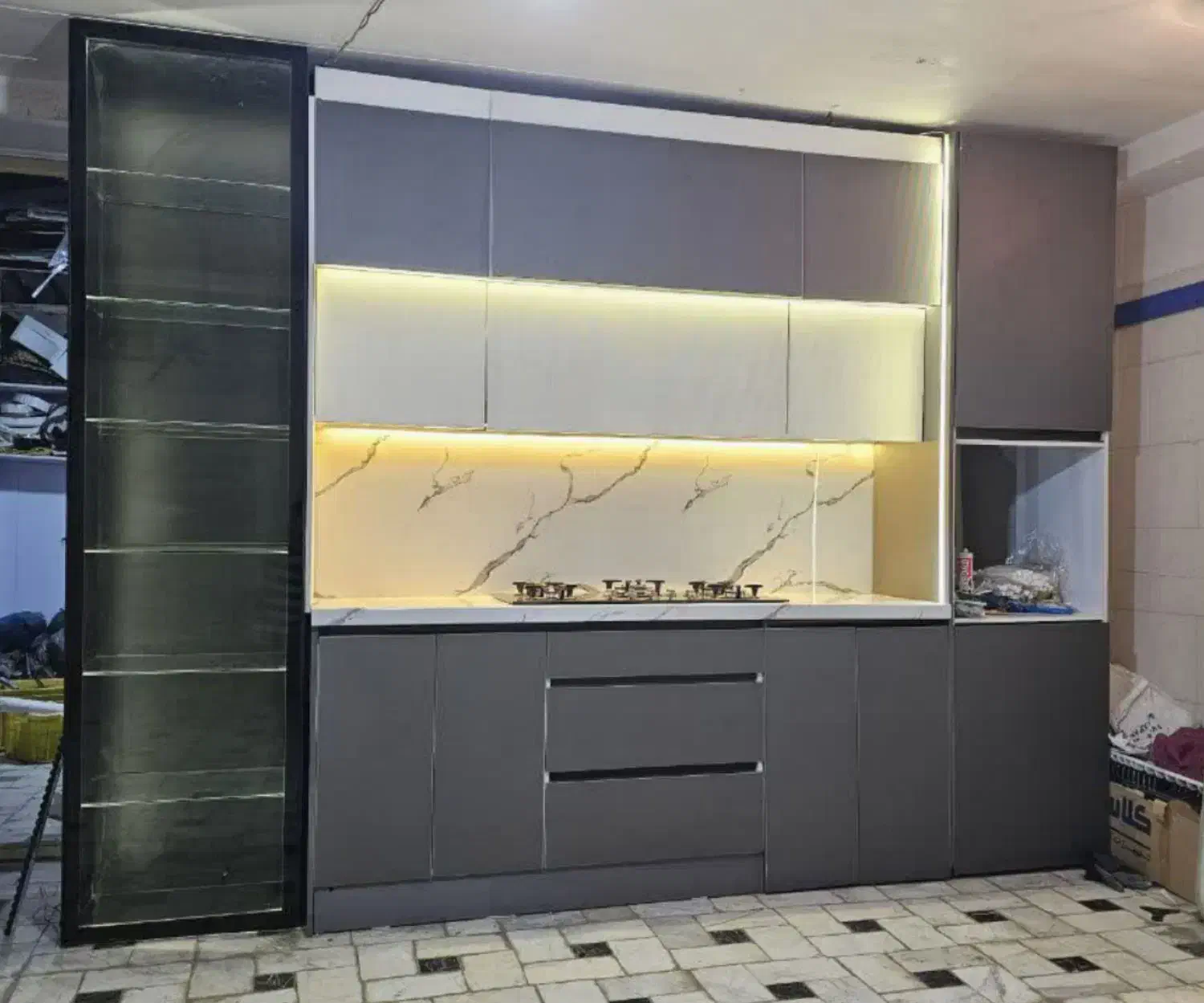 کابینت و تخت کم جا در حد نو سالم|مصالح و تجهیزات ساختمان|تهران, شهرک ولیعصر شمالی|دیوار