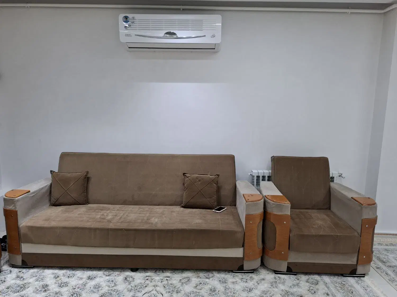 فروش‌ یک‌ دست‌ مبل‌ ۸‌ نفره‌ تمیز|مبلمان خانگی و میز عسلی|بوکان, |دیوار