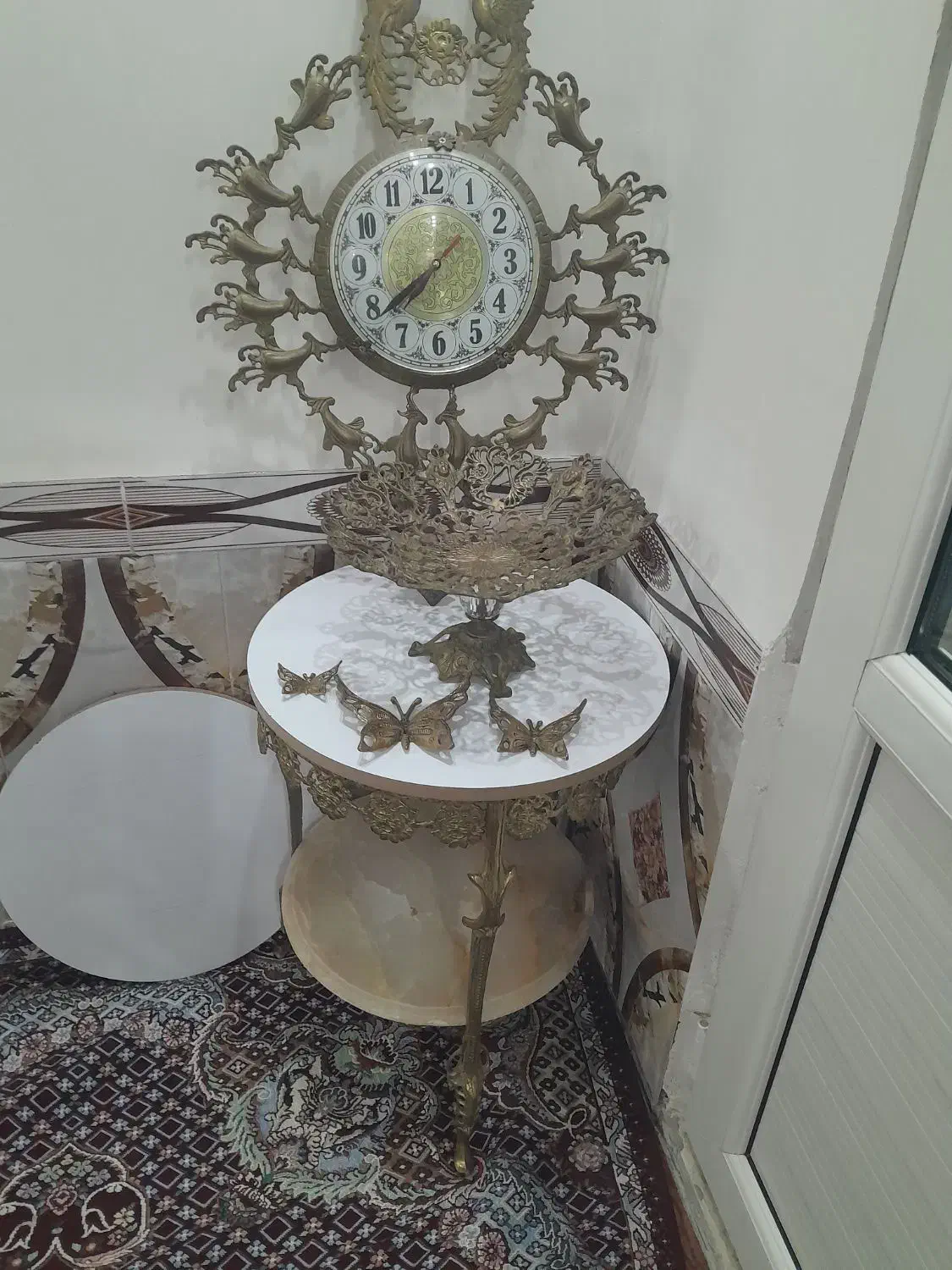 برنز|ساعت دیواری و تزئینی|پارس‌آباد, |دیوار